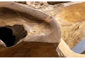 Konferenčný stôl Root 44120 Ø100cm Drevo Teak  - Komfort-nábytok