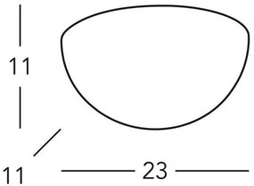Kolarz 588.66 - Nástenné svietidlo BISQUITT 1xE27/75W/230V