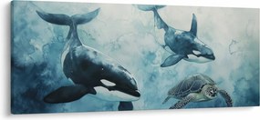 Obraz - Podmorská maľba (120x50 cm)