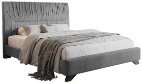 Manželská posteľ 160 cm Lania 160 (s roštom) (sivá). Akcia -20%. Vlastná spoľahlivá doprava až k Vám domov. 1098721