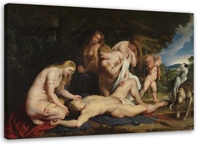 Obraz na plátně REPRODUKCE Adonisova smrt - P. Rubens - 120x80 cm