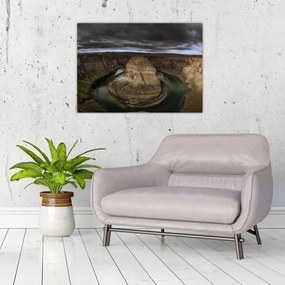 Sklenený obraz kaňonu (70x50 cm)