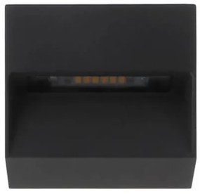 LED2 - LED Vonkajšie nástenné svietidlo STEP ON LED/3W/230V antracit  IP54