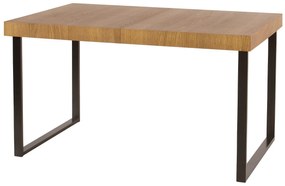 Jedálenský rozkladací stôl Pratto 40 140/200 cm z masívu dub Rustikálny