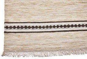 Diamond Carpets India, Ručne viazaný kusový koberec Biscuit DESP HL63 Ivory White, 80x150, béžová, chodba / predsieň