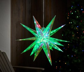 LED hviezda, opalizovaná