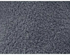 Tmavosivá pohovka z textílie buklé 232 cm Hippolyte – Bobochic Paris