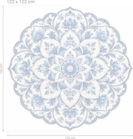Porcelánová mandala arch 46 x 46 cm
