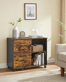 VASAGLE Kartotéka s dvoma zásuvkami SONGMICS OFC041B01