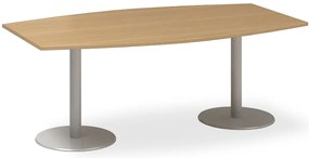 Konferenčný stôl ProOffice 80/110 x 200 x 74,2 cm, buk