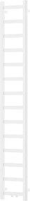 Mexen Bolt, vykurovacie teleso 1800 x 300 mm, 351 W, spodné a stredové, biela, W126-1800-300-00-20