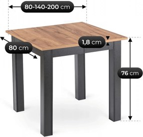 PROXIMA.store - Rozkladací jedálenský stôl BEN