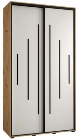 Skriňa 45 Canaris 12 140 artisan/biela/čierna