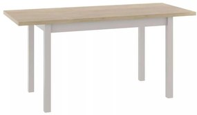 Jedálenský stôl Adam II 120 x 68 cm, dub cremona / krémová