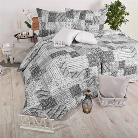 Obliečky bavlnené Mizar EMI: Francúzsky set1 200x220 + 2x (70x90)