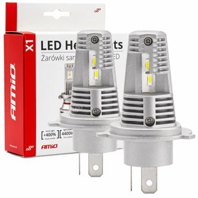 LED žiarovky hlavného svietenia H4 X1 Series AMiO