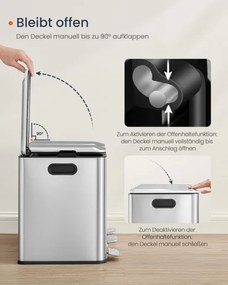 Recyklačný odpadkový kôš LTB740E45