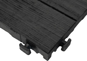 Multy Home Gumová dlaždica ARISTA Wood 30 x 30 cm, antracit