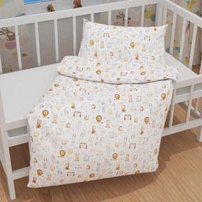 Biante Detské bavlnené posteľné obliečky do postieľky Sandra SA-439 Znamenia zverokruhu Do postieľky 90x130 a 40x60 cm