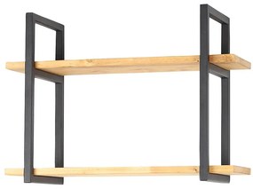 Polička Loft 07-01 59,5/43/24,3 cm čierna