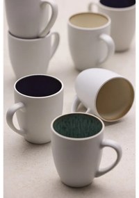 Biely/zelený keramický hrnček 300 ml Gastro White/Green – Bitz