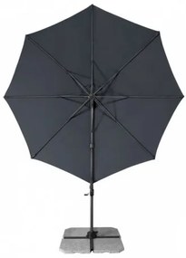 Derby RAVENNA 330 cm - veľký záhradný výkyvný slnečník s bočnou tyčou - 2. akosť (S300)