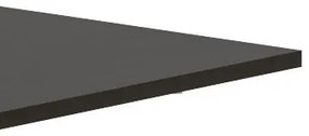Rokovací kancelársky stôl WIDE, 220x80 cm, wenge