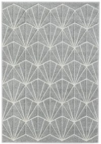 Koberce Breno Kusový koberec PORTLAND 750/RT4N, sivá, viacfarebná,67 x 120 cm