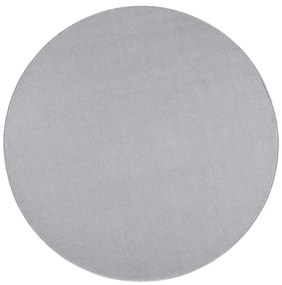 Hanse Home Collection koberce Kusový koberec Nasty 101595 Silber kruh - 133x133 (priemer) kruh cm