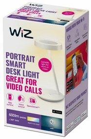 WiZ 8720169072695 stolná LED lampa Portrait, biela, 1x 10 W 600lm 2700-6500K