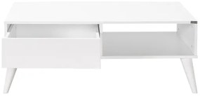 Konferenčný stolík 42x110 cm biela