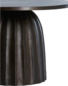 Kovový okrúhly odkladací stolík ø 60 cm Veglia – Light &amp; Living