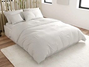 Bavlnené obliečky s krepovou úpravou LUXERA biele hotelová kapsa II. akosť Rozmer obliečky: 70 x 90 cm | 140 x 200 cm