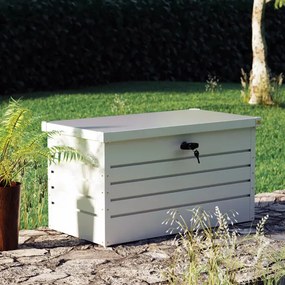 InternetovaZahrada Kovový úložný box 360 L - svetlo sivý