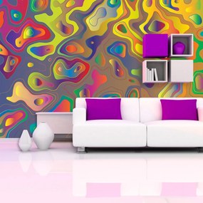 Sablio Tapeta Farebné škvrny - 336x220 cm