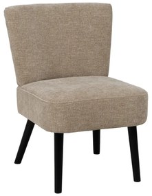 Béžové ženilkové kreslo – Ixia