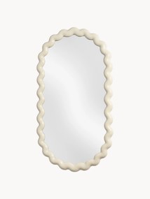 Oválne nástenné zrkadlo Zigzag
