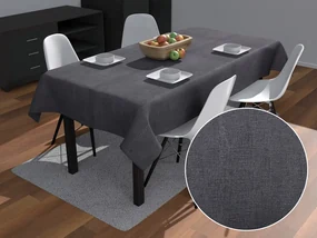 Biante Dekoračný obdĺžnikový obrus PML-047 Čiernosivý melír 120x180 cm