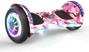Hoverboard 10” s LED kolesami a Bluetooth svetlomodrá