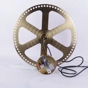 Globo 15698HM - Luster na lanku GORLEY 1xE27/60W/230V pr. 40 cm zlatá