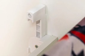 MANŽELSKÁ POSTEĽ S LAMELOVÝM ROŠTOM AMELIE 180X200 CM, 200x180, vínová vzor (č.155)