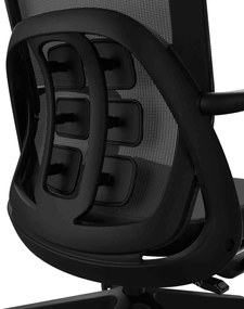 Ergonomická kancelárska stolička Liftor Orca, čierna