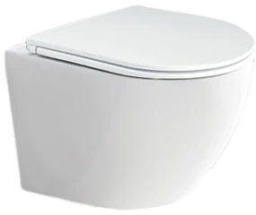 Mereo Mereo, WC závesné kapotované, RIMLESS, 490x370x360, keramické, vr. sedátka CSS113S, MER-VSD82S