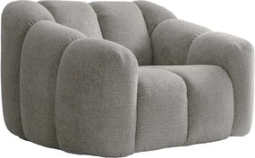 Svetlosivé kreslo Shell – Miuform