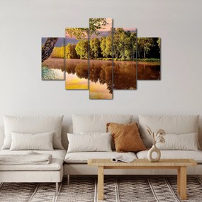 Obraz - Za riekou (150x105 cm)
