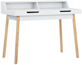 Písací stôl Eaton 110 - v85 x 110 x 60 cm - Biela