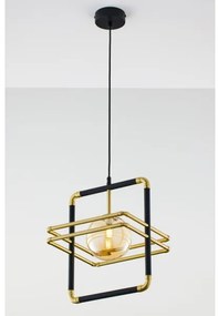 Jupiter 2025 - Luster na lanku FIORI 1xG9/10W/230V čierna/zlatá/béžová