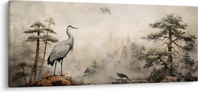 Obraz - Kreslená krajina (120x50 cm)