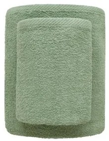 Bavlnený uterák Irbis 70x140 cm zelený