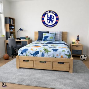 Logo FC Chelsea - textilná nálepka na stenu Veľkosť: 60 cm